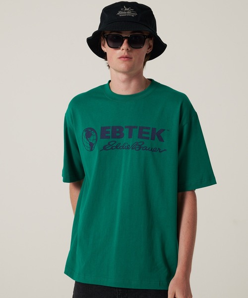 

Футболка с логотипом, бренд Eddie Bauer, цвет зеленый