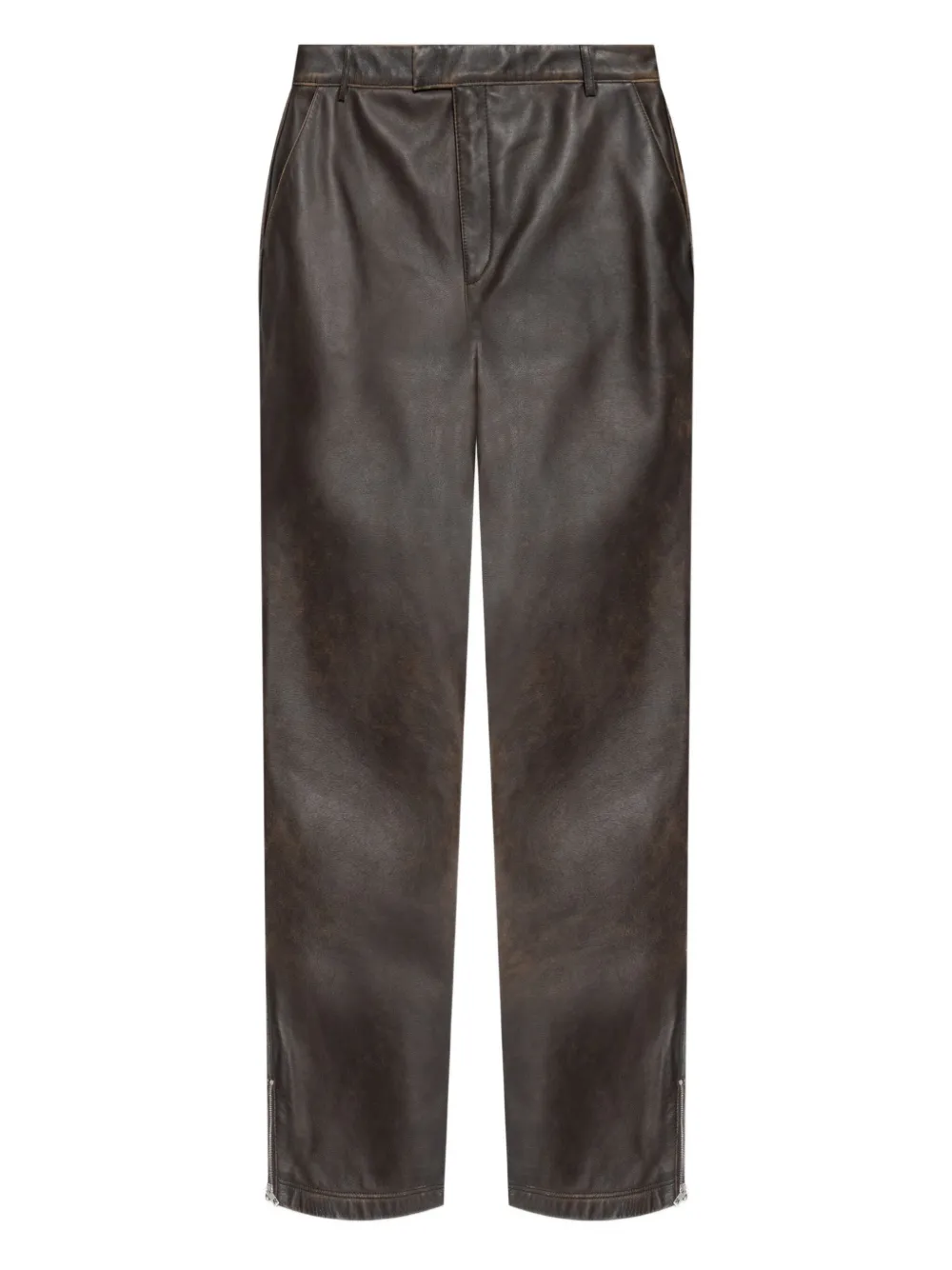 

Кожаные брюки Represent, коричневый