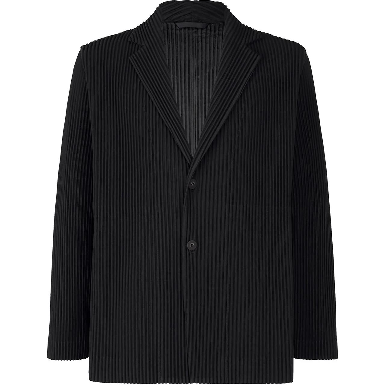 

Homme Plissé Issey Miyake Мужской черный пиджак для делового костюма, Black