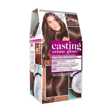 

L'Oreal Paris Casting Creme Gloss Color Bath 500 Светло-каштановый коричневый