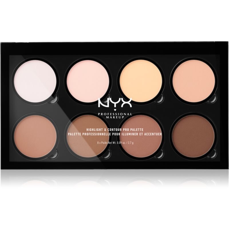 

Палетка для контуринга лица NYX Professional Makeup Highlight & Contour PRO 8x2,7 г Inna Marka