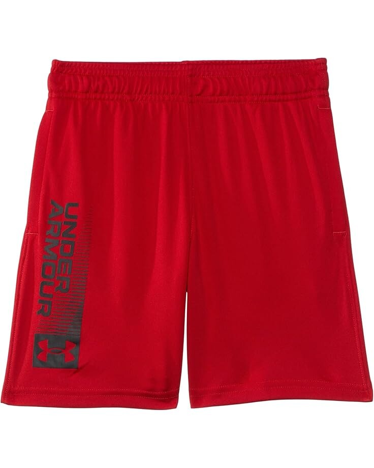 

Шорты Under Armour Kids Tech Wordmark Shorts, цвет Red/Black