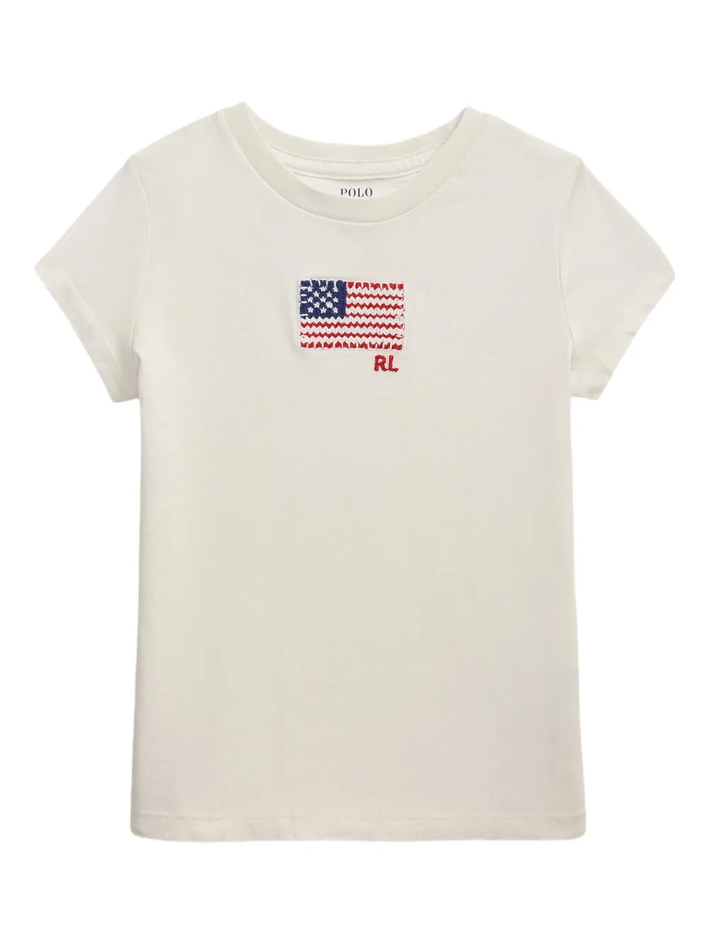 

Футболка с аппликацией POLO RALPH LAUREN KIDS, белый