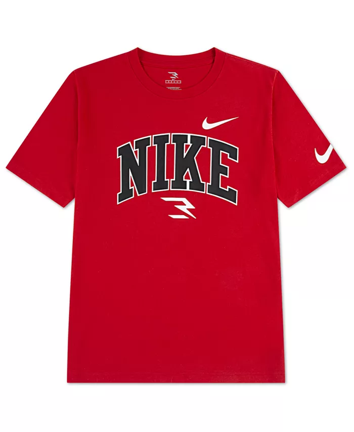 

Футболка с графическим принтом Big Boys Nike 3BRAND by Russell Wilson, красный