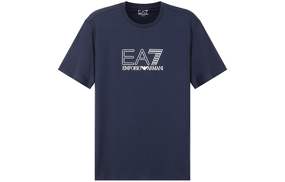 EMPORIO ARMANI Футболка прямая мужская navy — фото 3