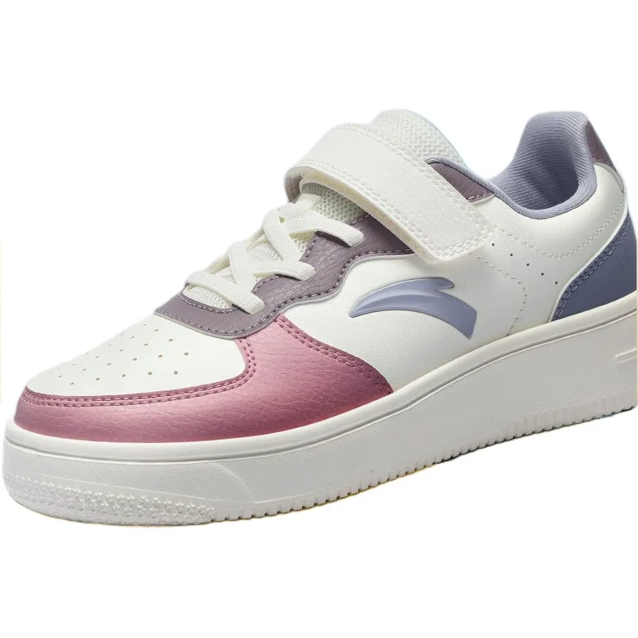 Легкие кроссовки для скейтбординга с амортизацией Rebound Antakids, Ivory White/Lilac Pink/Dust Purple-1