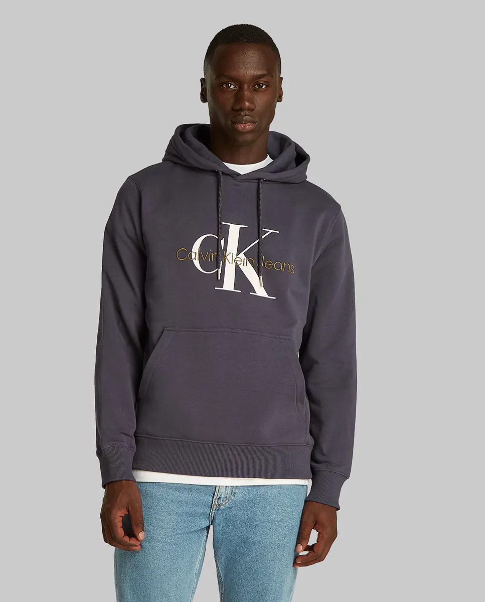 

Мужская толстовка с монограммой Calvin Klein Jeans, чёрный