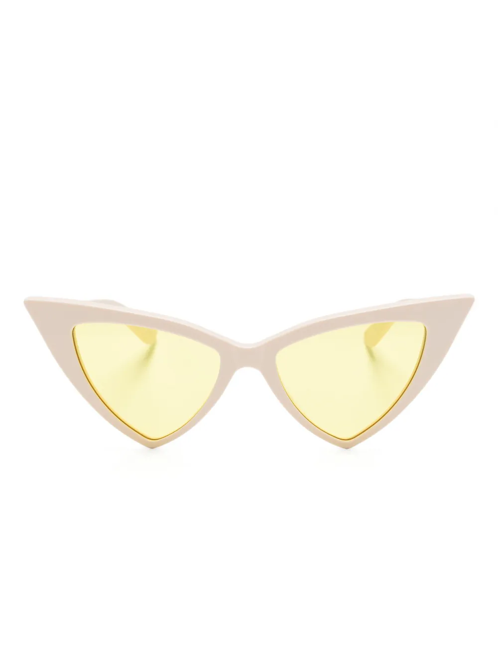 

Солнцезащитные очки в оправе 'кошачий глаз' Alexander McQueen Eyewear, белый