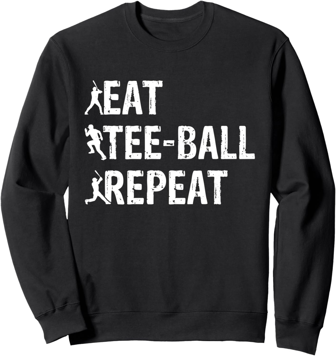 

Толстовка Tee Ball Player - Eat Tee-ball Repeat, черная Tee-Ball Player Tee-Ball Game