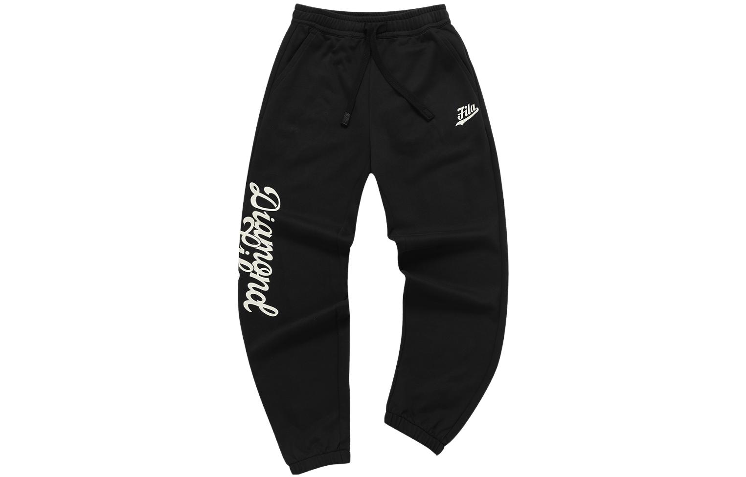 

FILA FUSION Вязаные спортивные штаны Jet Black