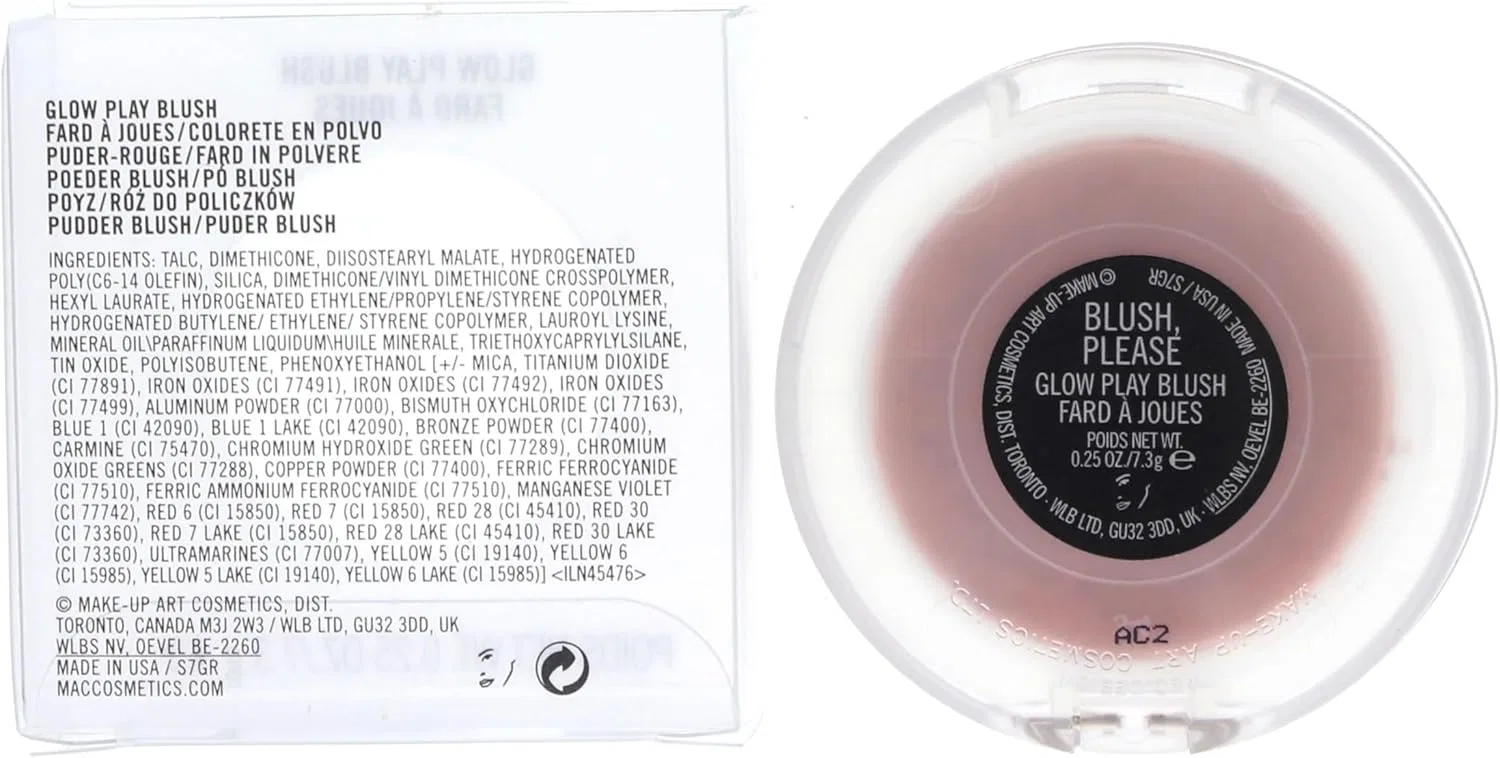 Румяна MAC Glow Play Blush, розовые, 7.3 г M·A·C — фото 2