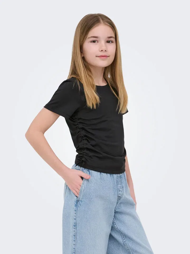 Футболка с бантом KIDS ONLY, черный