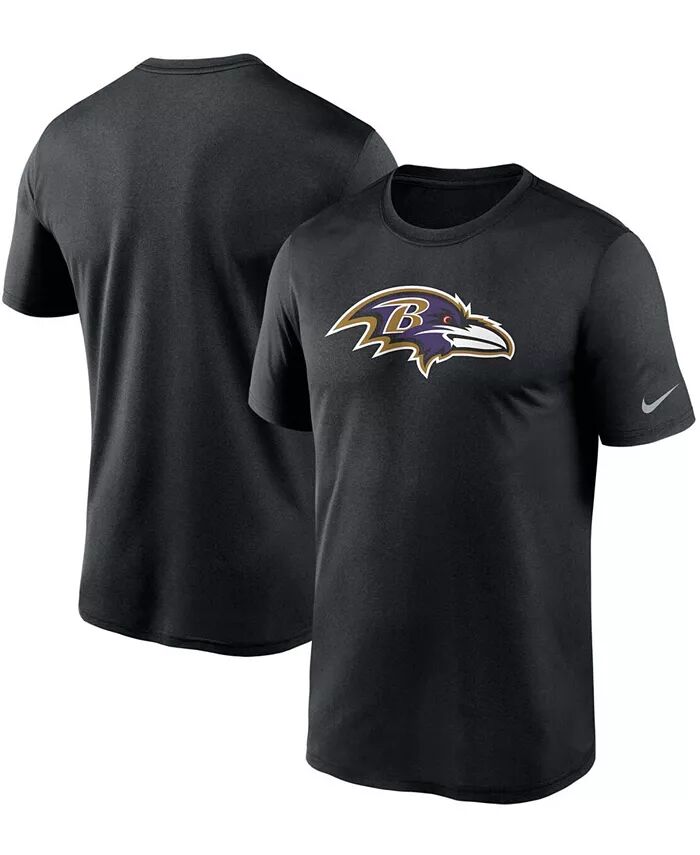 

Футболка мужская большая и высокая черная Baltimore Ravens Logo Essential Legend Performance Nike