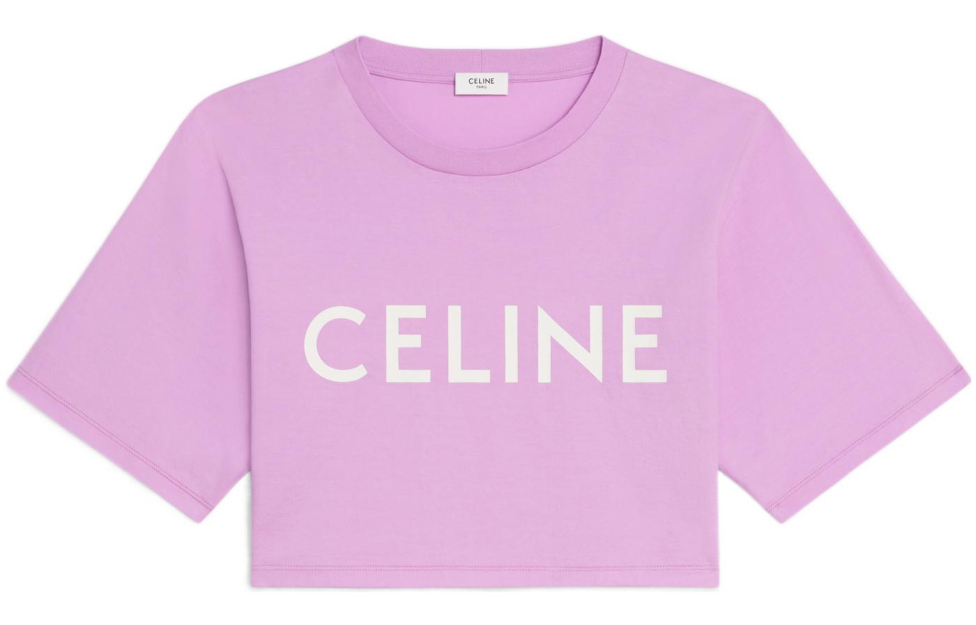 

Топ укороченный женский Celine, фиолетовый