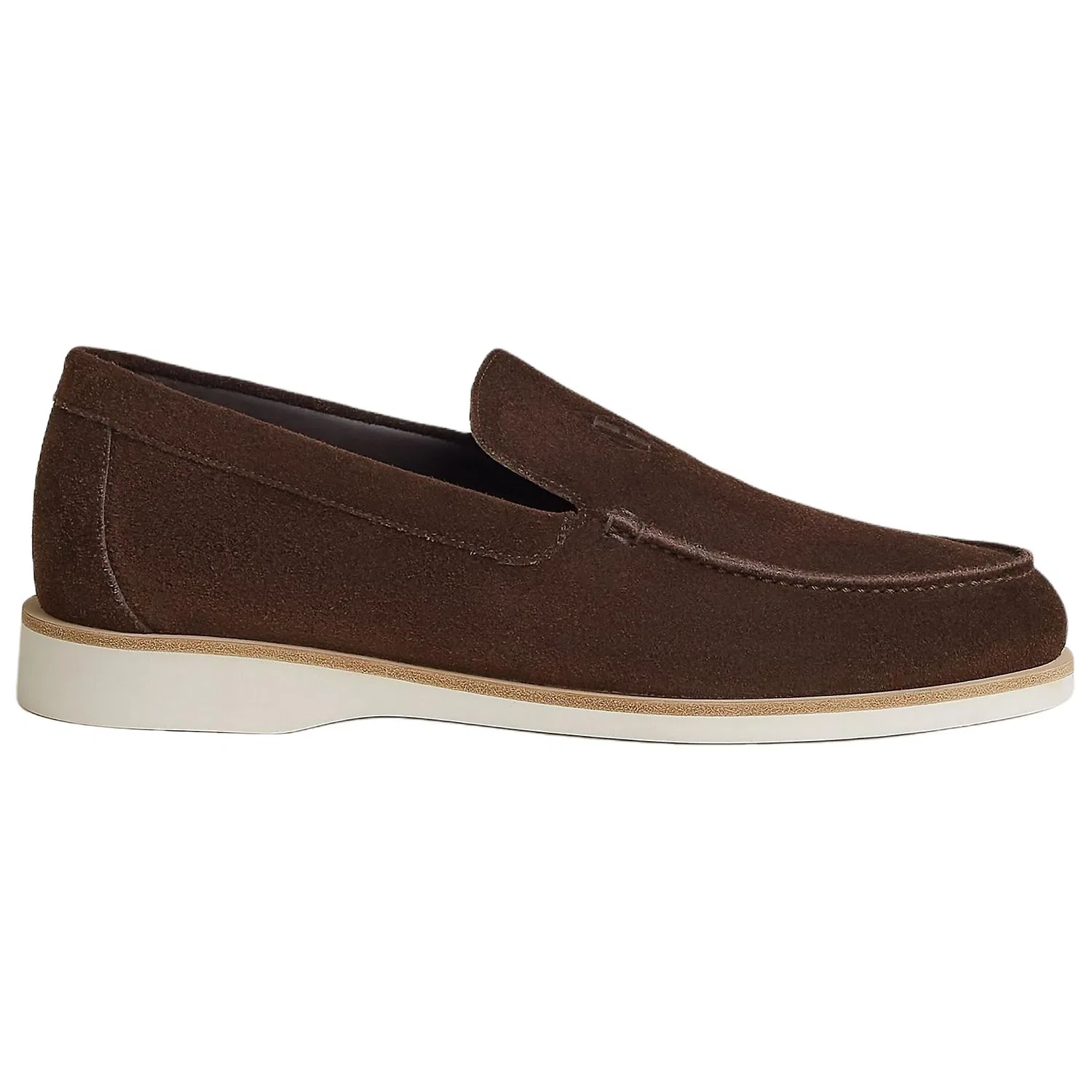 Повседневные туфли из замши HERMES Original Shoe Box Included коричневый — фото 3