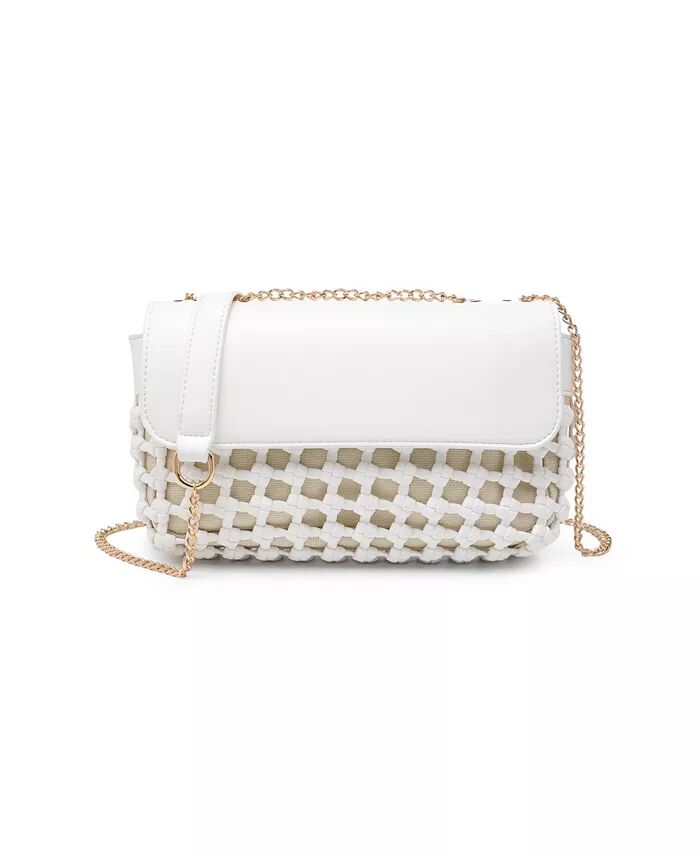 

Плетеная сумка Erin среднего размера через плечо Urban Expressions, белый