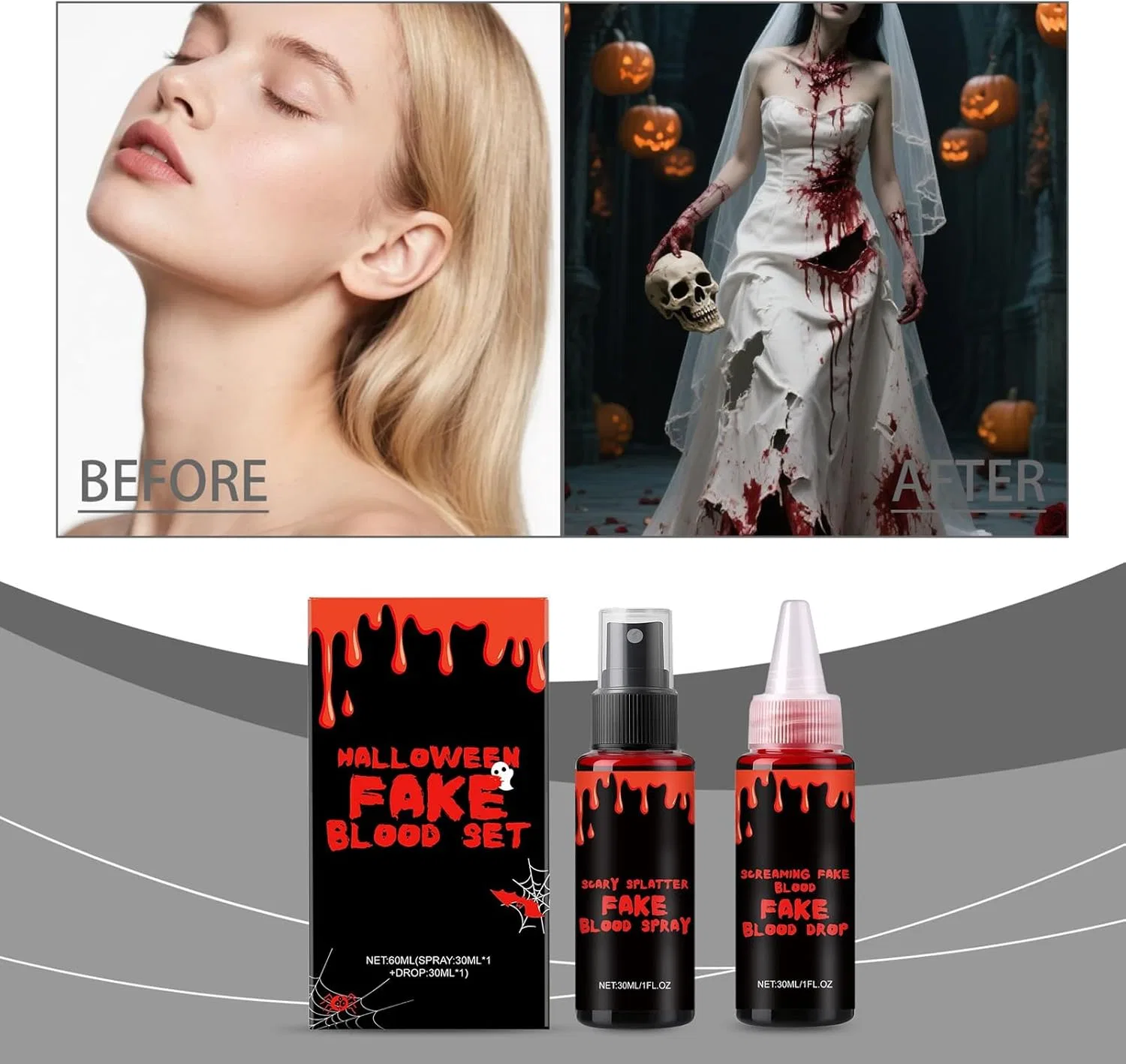 Искусственная кровь для косплея Halloween, 85 г — фото 2