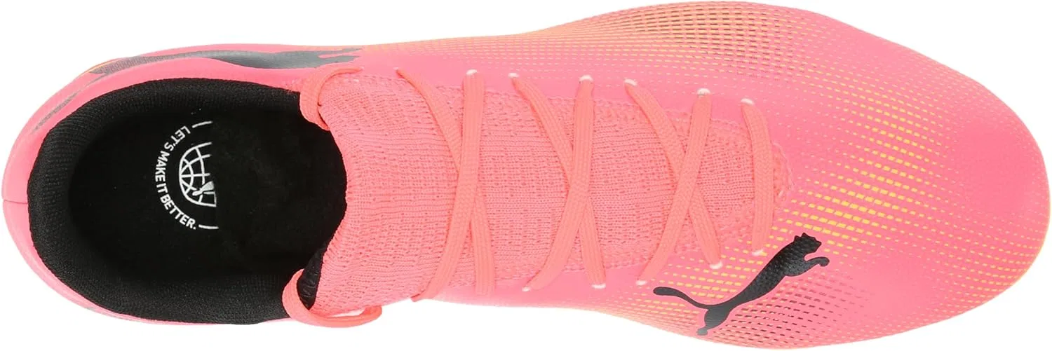 Мужские кроссовки PUMA Future 7 Play Fg/Ag, Sunset Glow Puma Black Sun Stream — фото 2