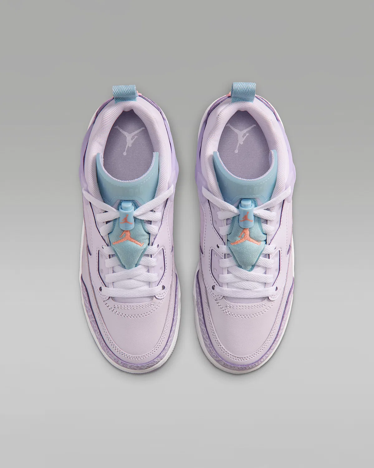Детские кроссовки Jordan Spizike Low, Barely Grape/Ocean Bliss/White/Atomic Pink — фото 4