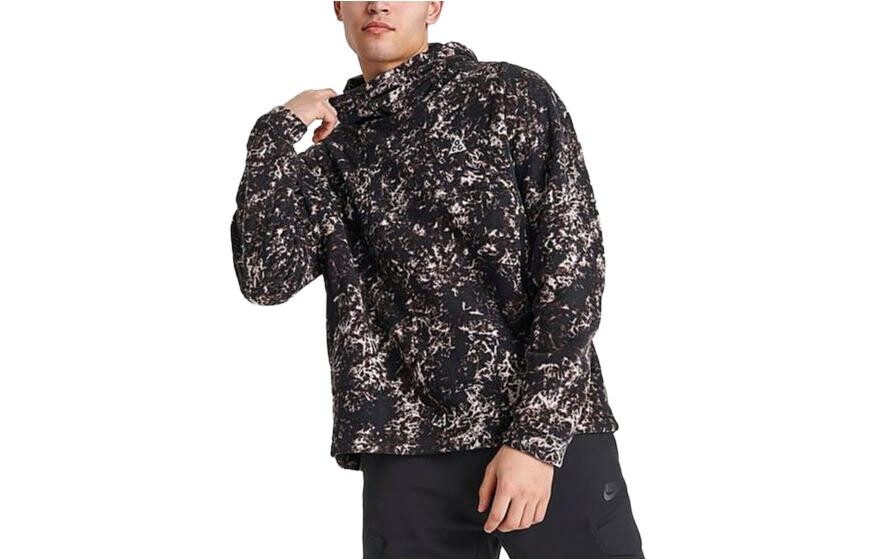 

Толстовка с капюшоном из флиса ACG Therma-Fit Wolf Tree Nike, черный