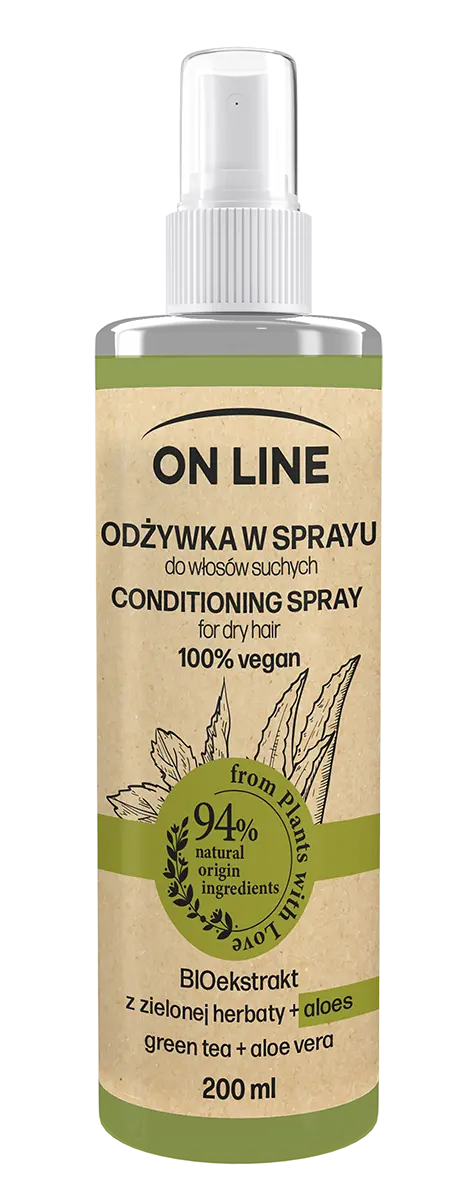 

Экспресс-спрей-кондиционер для волос On Line From Plants With Love, 200 мл