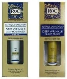 Крем для лица SPF30 ROC NIKITEA Дневной Retino Correction Deep Wrinkle Daily Moisturizer и ночной Deep Wrinkle
