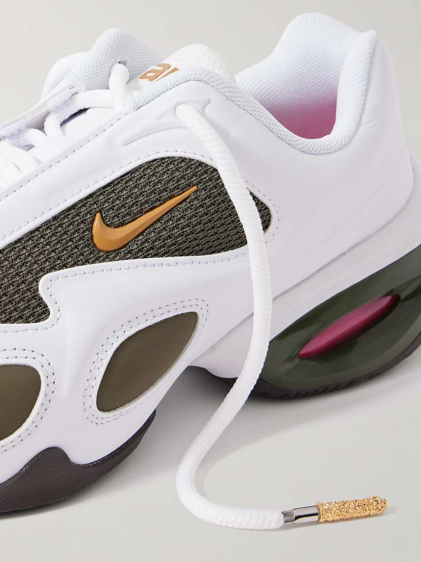 Кроссовки Veneda Carter Air Max Muse из кожи с сетчатой отделкой Nike, белый — фото 4