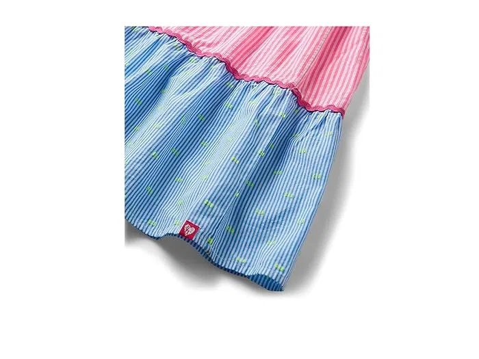Платье миди на бретелях Mixed Seersucker Strappy Midi Hatley Kids, Strawberry Moon — фото 3