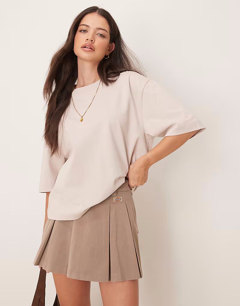 

Юбка-плиссе Dickies Unionville в светло-коричневом цвете