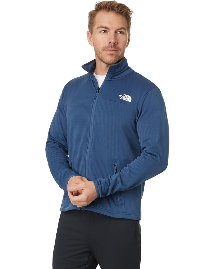 

Куртка The North Face Cedar Trail Grid Fleece Full Zip Jacket, цвет Shady Blue