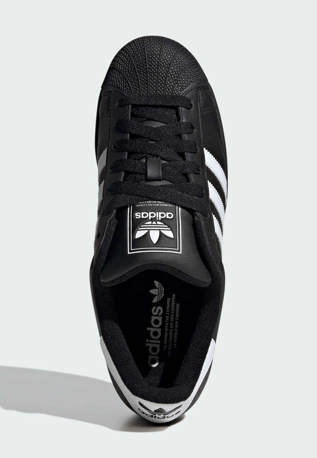 Низкие кеды SUPERSTAR II adidas Originals, черный — фото 3