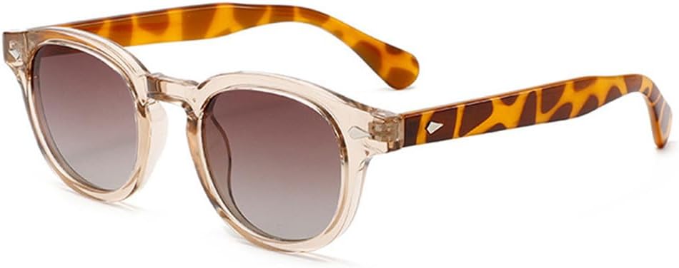 

Солнцезащитные очки UV400 с защитой от УФ-излучения — круглые, красные, зеленые, в стиле панк, с заклепками, градиентные, для женщин и мужчин, для бега и занятий спортом на открытом воздухе UYPTK, Champagne Tea