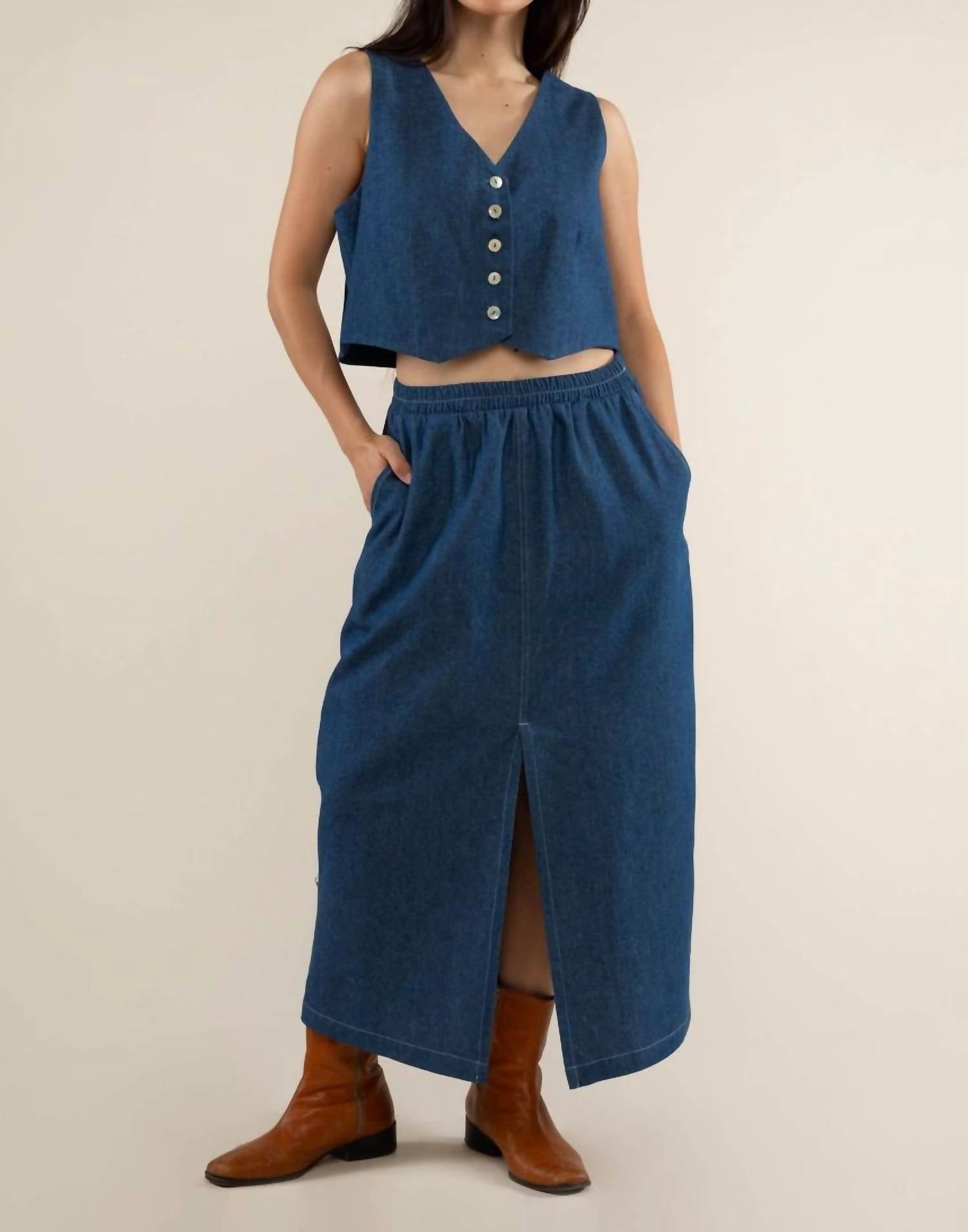 

Ланей Юбка в синем Nlt