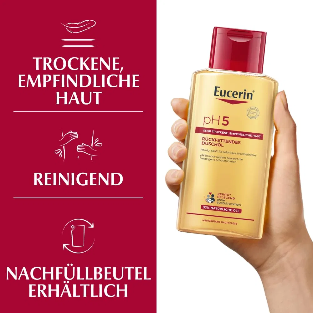 Масло для душа Eucerin pH5, 200 мл Eucerin — фото 3