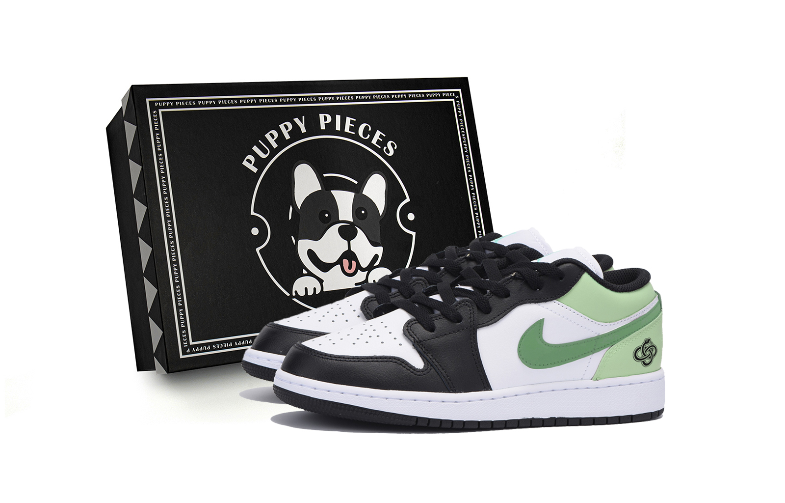 

Баскетбольные кроссовки Air 1 Vintage, низкие, мужские, цвет: черный, зеленый Jordan, Black Green