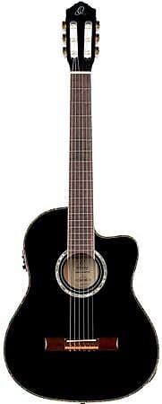 

Акустическая гитара Ortega RCE141 Nylon String Acoustic Electric Guitar with Gig Bag Black