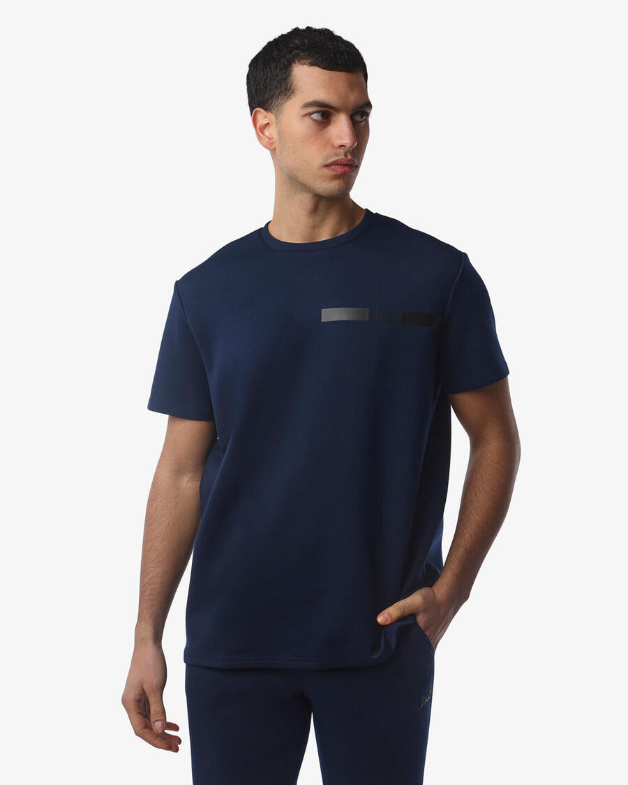 

JAKED Темно-синяя мужская синтетическая толстовка для фитнеса