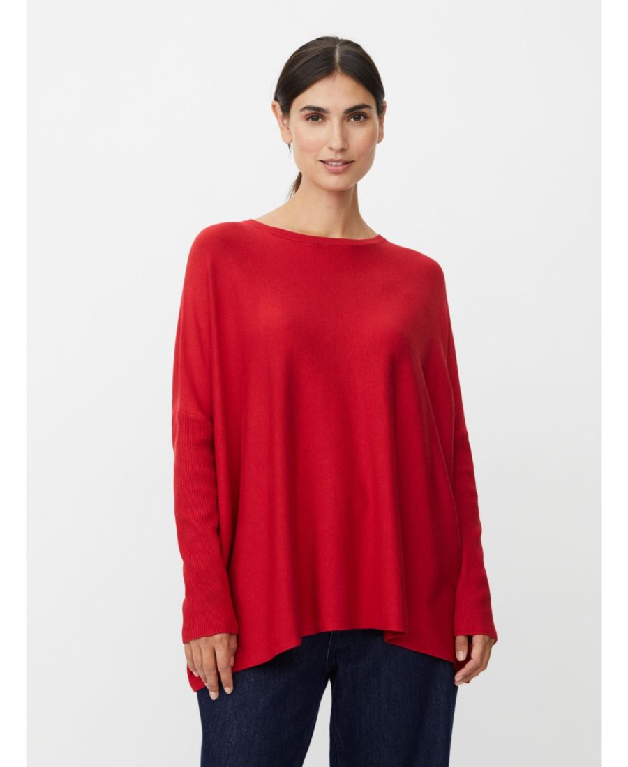 

Женский вязаный свитер с длинными рукавами и круглым вырезом Masai Copenhagen, Scarlet sage