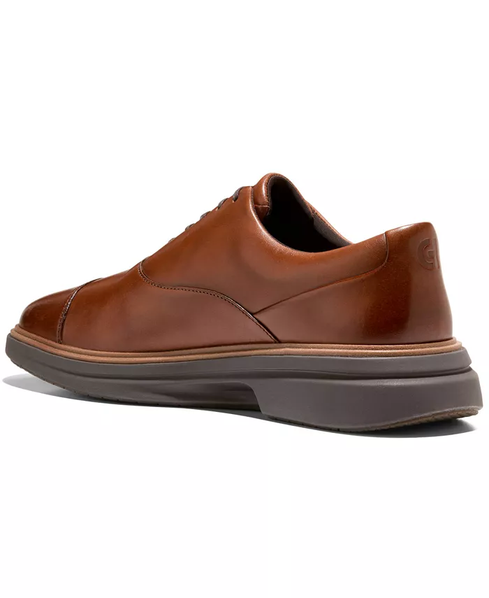 Мужские оригинальные оксфорды Grand Cityspectre с мыском Cole Haan, коричневый — фото 3
