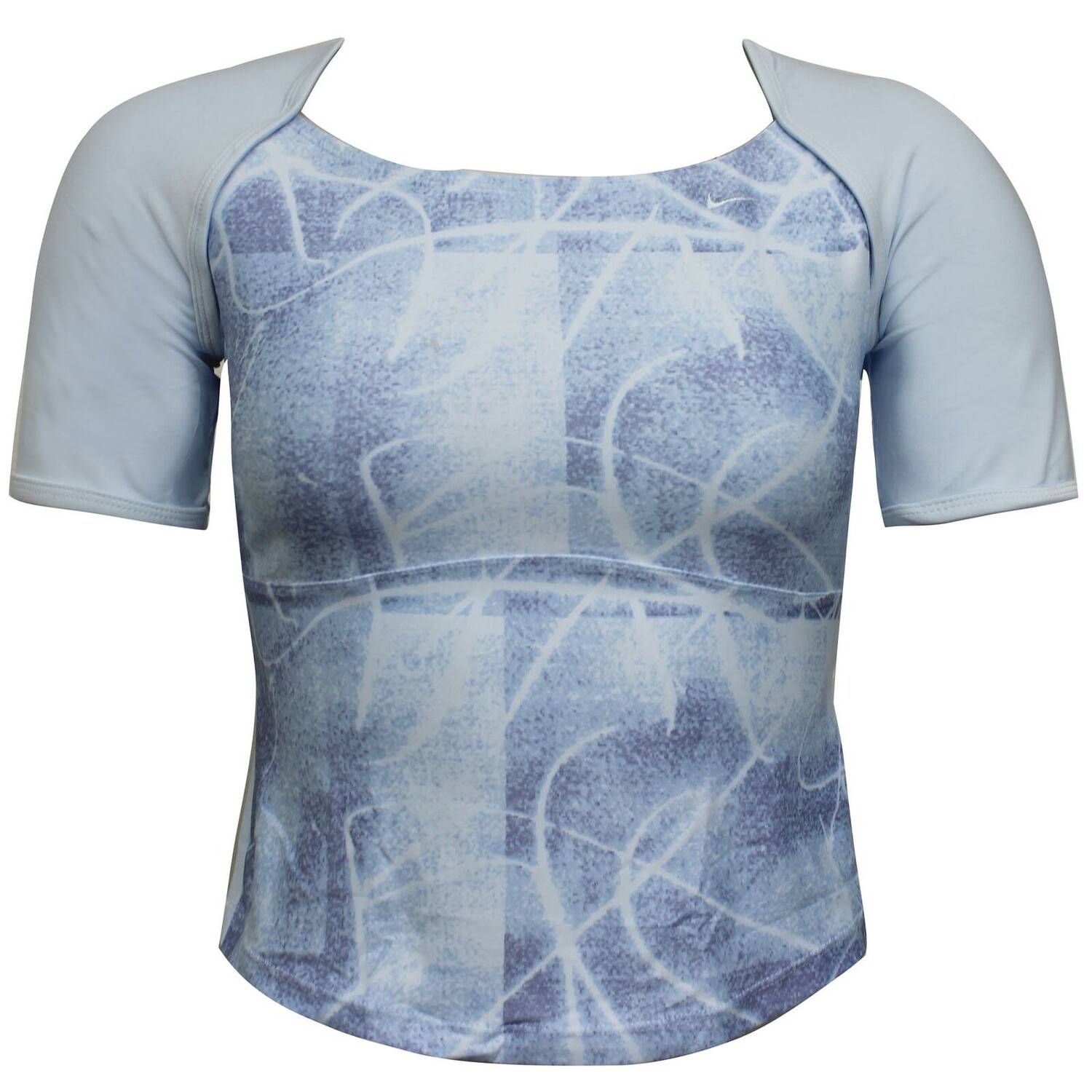 

Укороченная футболка для спортзала dri fit с компрессионным топом цвета 222818 590 Nike, синий