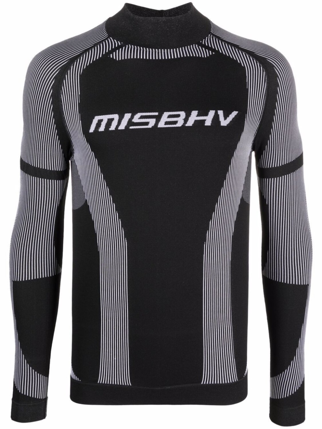 

MISBHV топ с длинными рукавами и логотипом, черный