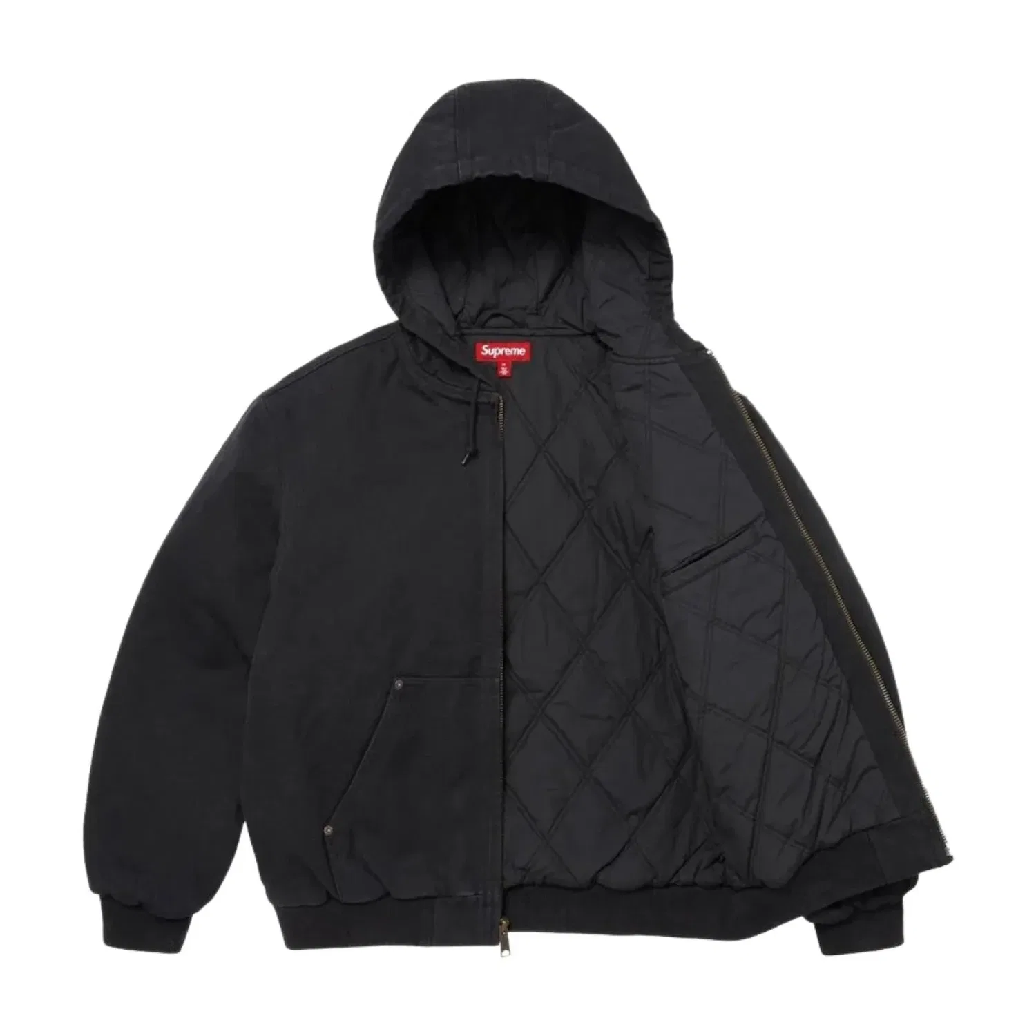 Рабочая куртка с капюшоном Supreme x The Misfits SS26, цвет «черный» SUP-SS26-150-BLK — фото 2
