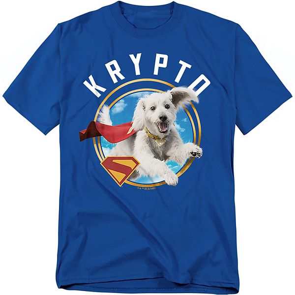 

Футболка Big & Tall DC Comics Superman 2025 Krypto Sky Graphic Licensed Character