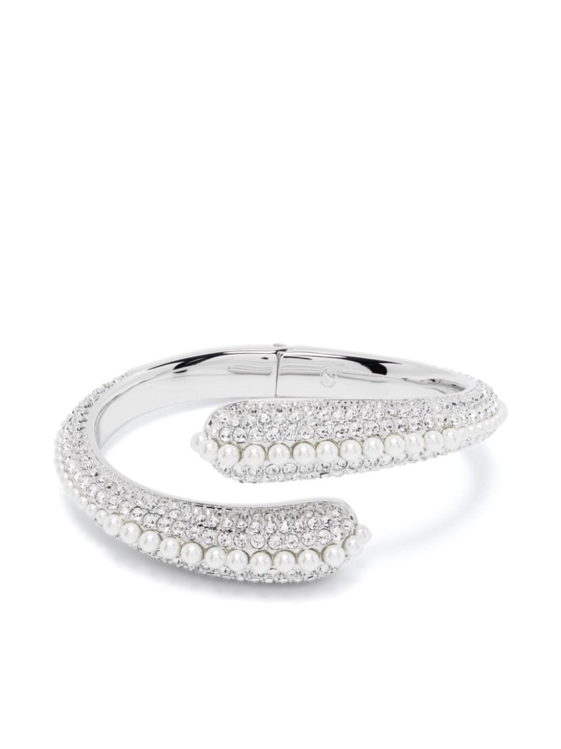 

Браслет-кафф Sublima Swarovski, серебряный