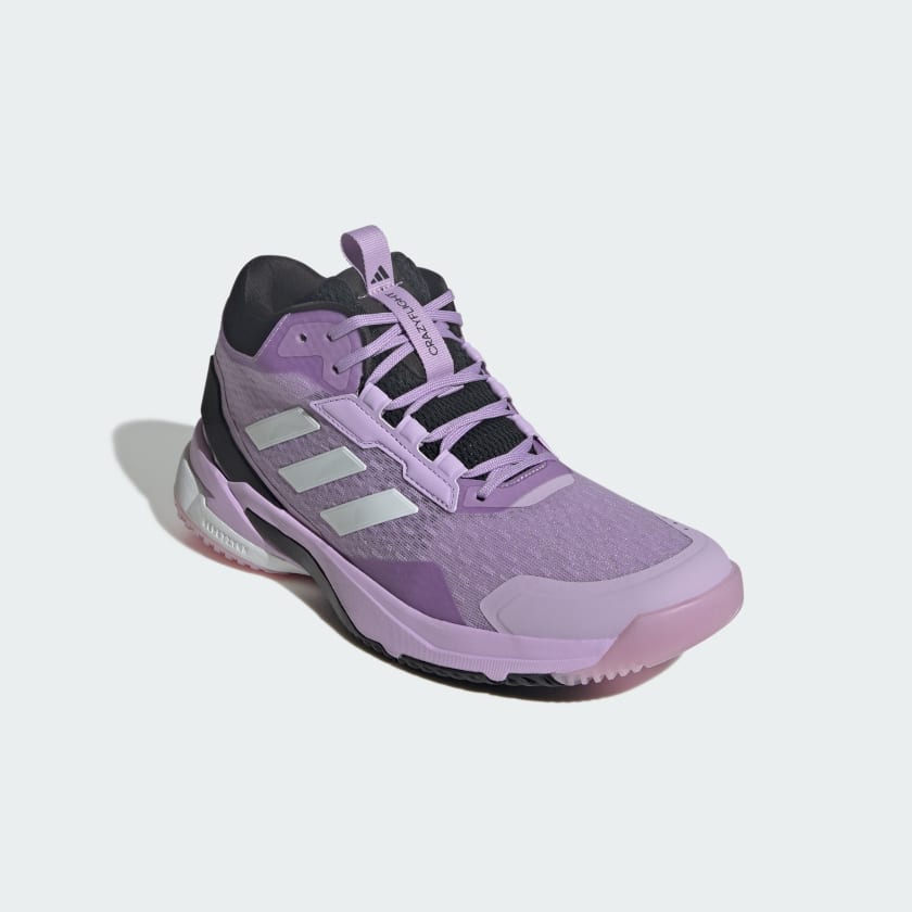 Женские кроссовки Adidas Crazyflight 6 Mid Indoor, черный — фото 4