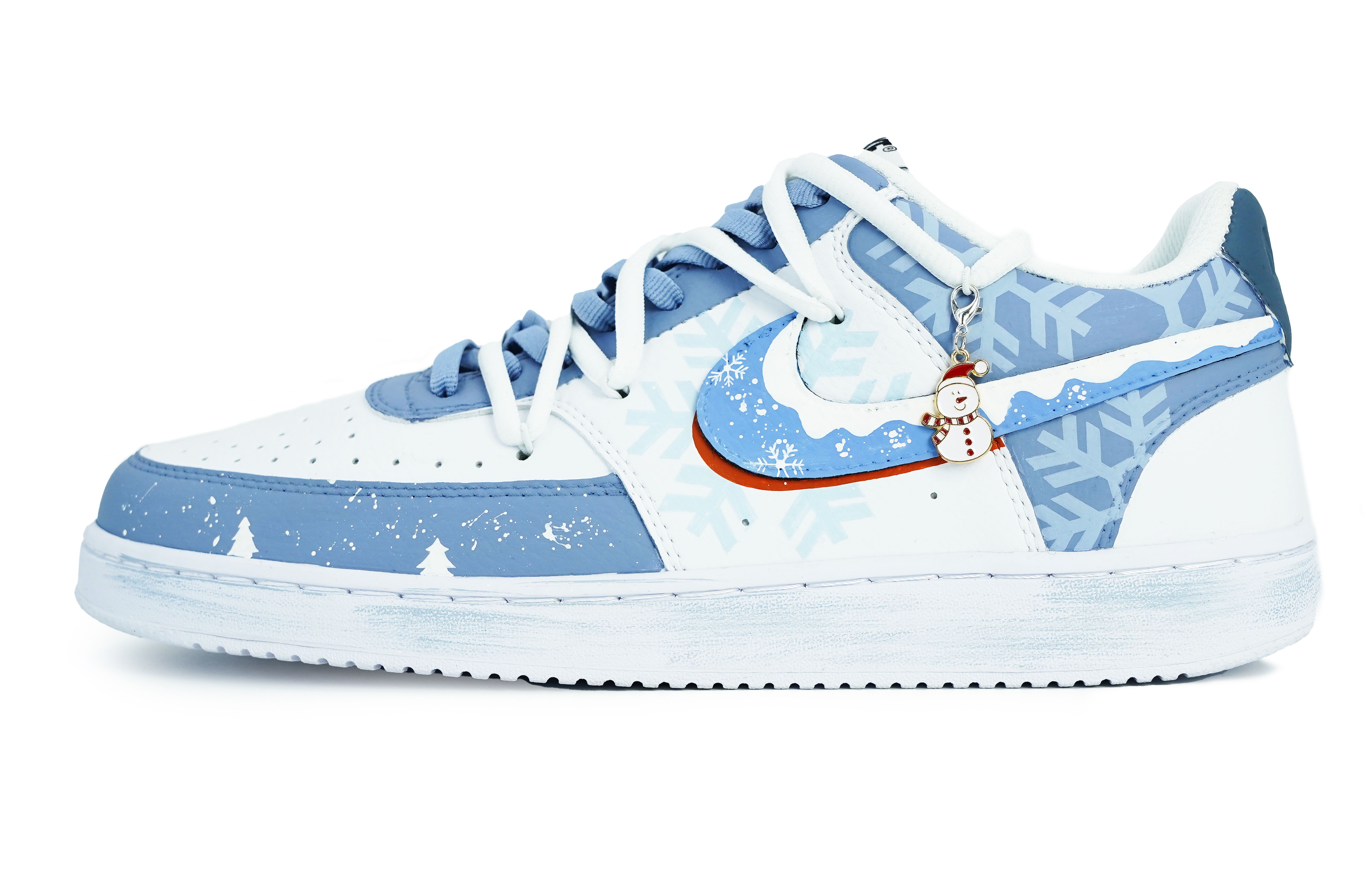 

Nike Низкие кроссовки для скейтбординга, мужские, белые, синие