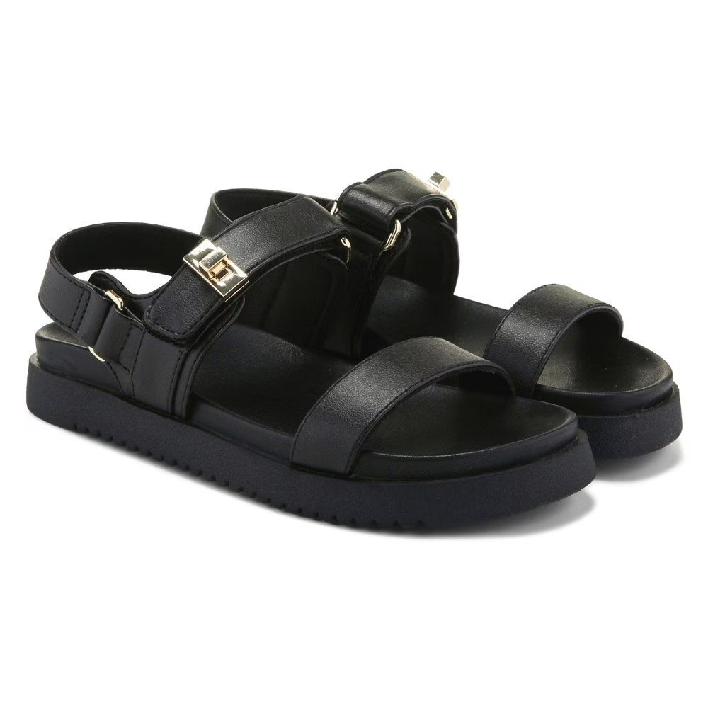 

Сандалии Jhollie для маленьких/больших детей Steve Madden, черный