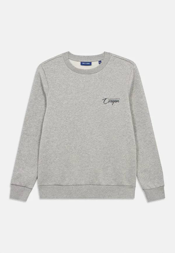 Толстовка osjceres alan reg crew Only & Sons Junior, Light Grey Melange