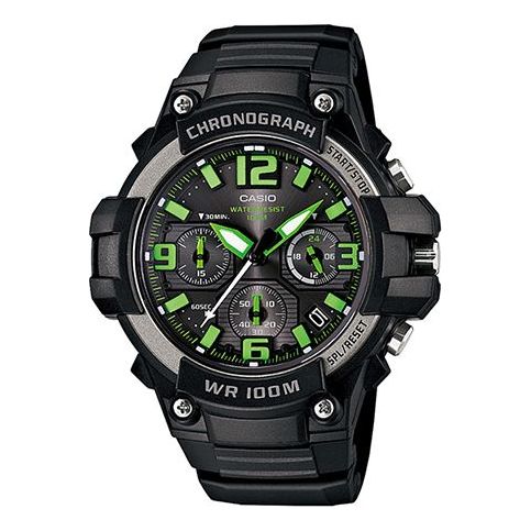 

Часы CASIO Waterproof Sports Mens Black Analog, черный