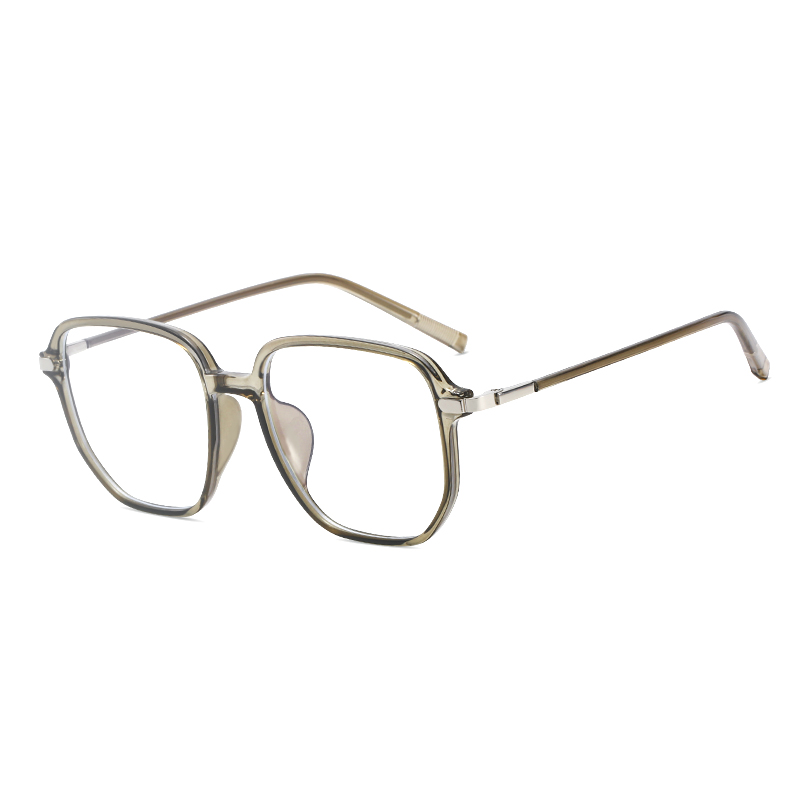 

MK MINGKU Пластиковая квадратная оправа для очков TR/Memory унисекс, Dark Green Frame